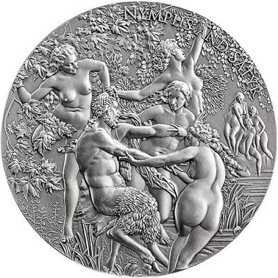 Silbermünze 1 kg Nymphs and Satyr Celestial Beauty Antik Finish 2025
