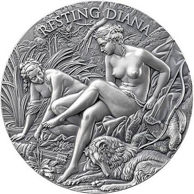 Silbermünze 2 oz Resting Diana Celestial Beauty 2025