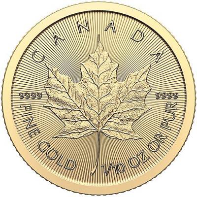 1/10 Unze Gold Maple Leaf 2025