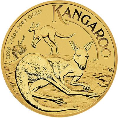 Goldmünze 1/4 Unze Australien Känguru 2025