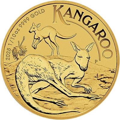 Goldmünze 1/10 Unze Australien Känguru 2025