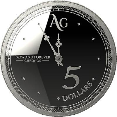 Silbermünze 1 oz Chronos Tokelau 2019