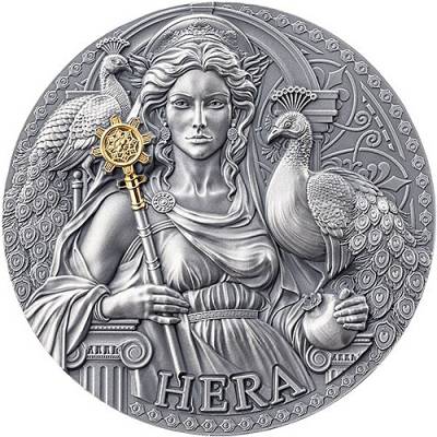 Silbermünze 3 oz The Great Greek Mythology Hera 2024