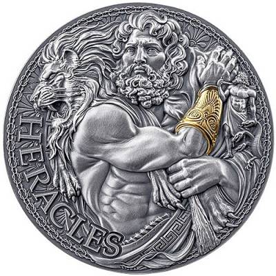 Silbermünze 2 oz The Great Greek Mythology Heracles 2025