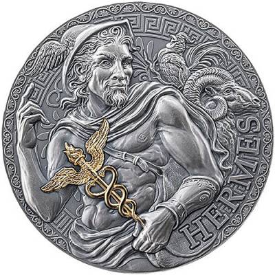 Silbermünze 3 oz The Great Greek Mythology Hermes 2024