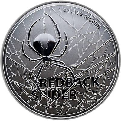 Silbermünze 1 oz Australien Most Dangerous RAM Redback Spider 2020