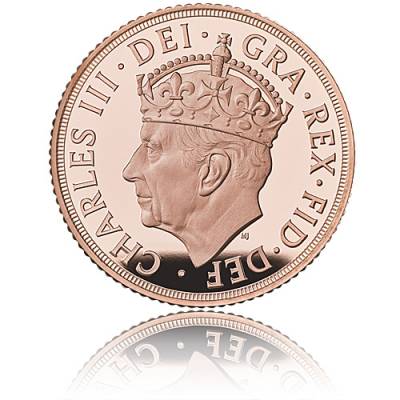 Goldmünze 0,5 Sovereign - Half Sovereign - Coronation King Charles 2023