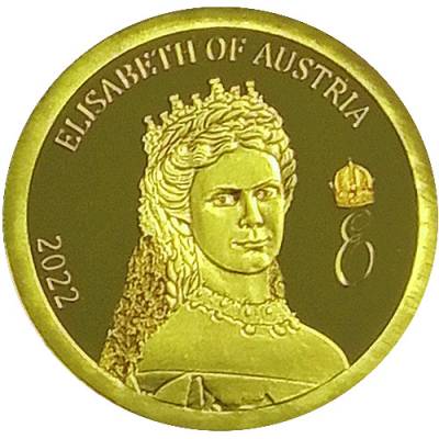 Goldmünze 1/2 gramm Sisi Elizabeth von Österreich 2022