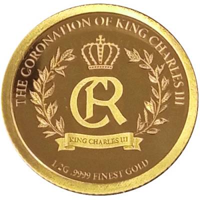 Goldmünze 1/2 gramm First Issue Edition Coronation Charles III Proof Blister 2023