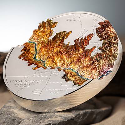 1 kg  Silbermünze Topography Grand Canyon 2023