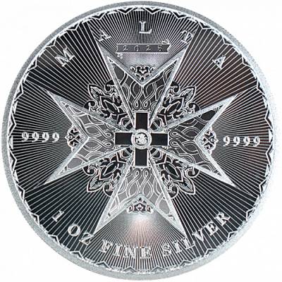 Silbermünze 1 oz Malteserkreuz 2025