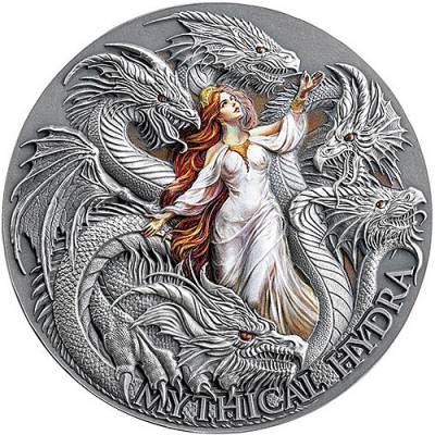 Silbermünze 2 oz The Dragonology Mythical Hydra 2025