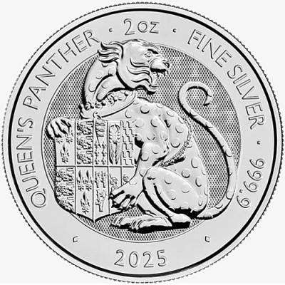 2 Unzen Silber Tudors Beasts Queen´s Panther 2025