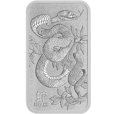 1 oz Silberbarren Perth Mint Lunar Schlange 2025