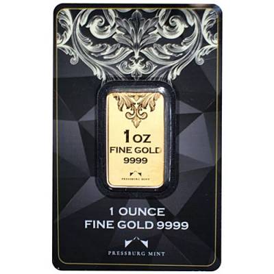 1 Unze Pressbourg Mint - Goldbarren 999,9/1000