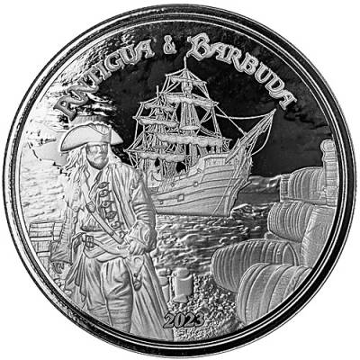 Silbermünze 1 oz Eastern Caribbean Antigua & Barbuda Rum Runner 2023