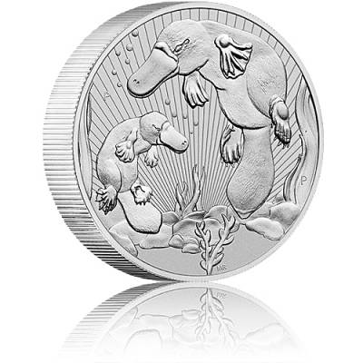 10 Unzen Silbermünze Australien Piedfort Platypus 2021 Next Generation - 3. Ausgabe
