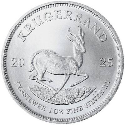 Silbermünze 1 Unze Krügerrand 2025 Diff.
