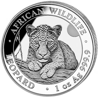 1 Unze Silbermünze Somalia African Wildlife Leopard 2025