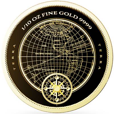 Goldmünze 1/10 oz Terra Tokelau Proof Like 2025