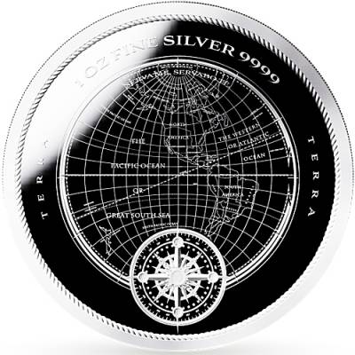 Silbermünze 1 oz Terra Tokelau Proof Like 2025