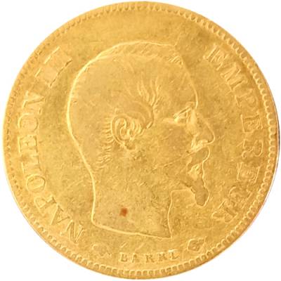 20 Franc Goldmünze Napoleon III. Frankreich 1856