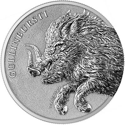 1 Unze Silber Germania Beasts Gullinbursti 2025