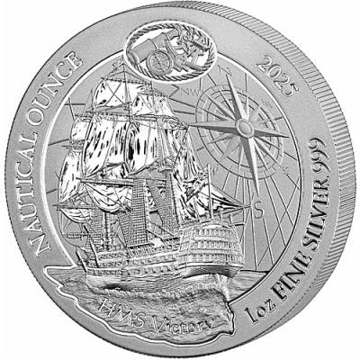 1 Unze Silbermünze Ruanda Nautical Ounce Serie - HMS Victory 2025