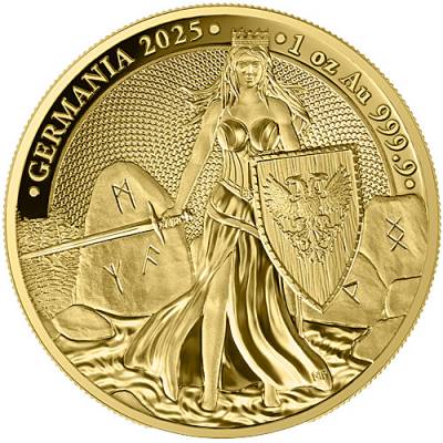 1 oz Gold Germania Proof 100 Mark 2025