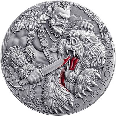 Silbermünze 2 oz  The Way to Valhalla Björn Ironside 2025