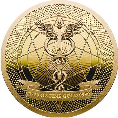 Goldmünze 1/10 oz Vivat Humanitas Proof-Like 2025