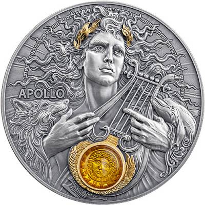 3 oz Silbermünze Apollo - Face of the Sun 2025