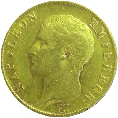 40 Franc Goldmünze Napoleon I. Frankreich 1813