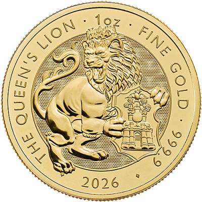 1 Unze Goldmünze Tudors Beasts Queens Lion 2026