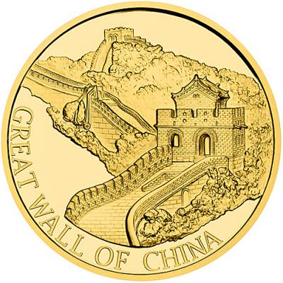Goldmünze 1 oz New seven wonders of the world - Great wall of China Proof 2025