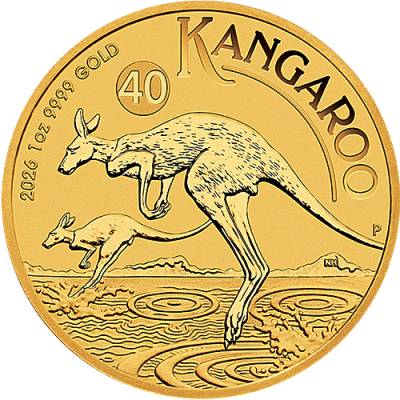Goldmünze 1 Unze Australien Känguru 2026