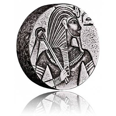 5 oz König Tut Antik-Finish Silber 999/1000 Silber D. (2016)