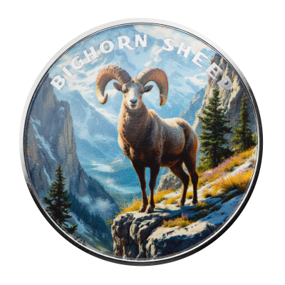 1 oz Silber The Wild Mountain Dickhornschaf