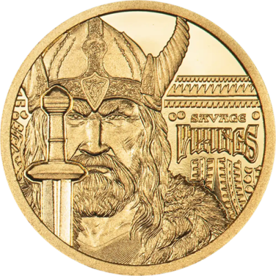 Goldmünze 0,5 gramm Legends - Savage Vikings Proof 2026