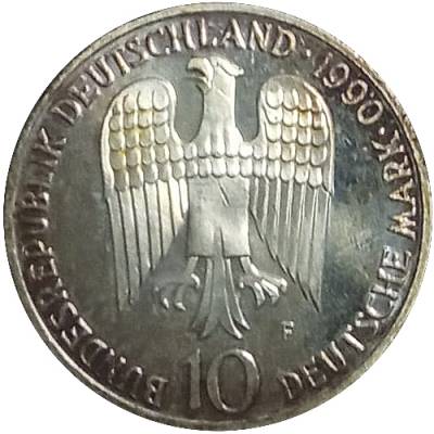 Silbermünze 10 DM bis versch. Jahre bis 1997 Diff.