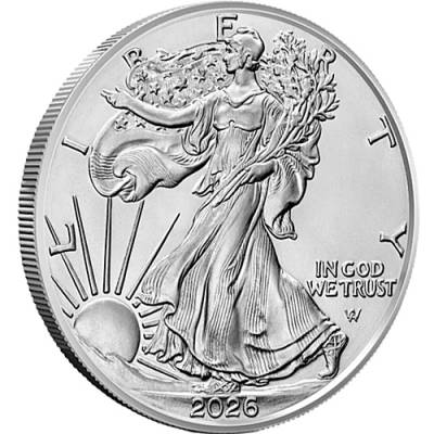 Silbermünze 1 Unze Silver Eagle 2026