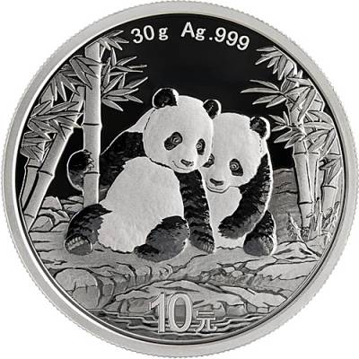 China Panda 30 gramm Silber 2026