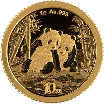 China Panda 1 gramm Gold 2026