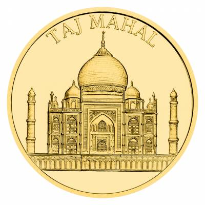 Goldmünze 1 oz New seven wonders of the world - Taj Mahal Proof 2025