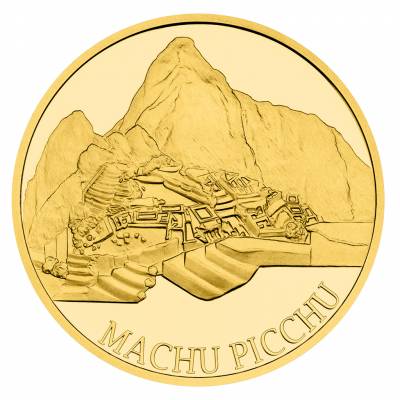 Goldmünze 1 oz New seven wonders of the world - Machu Picchu Proof 2024