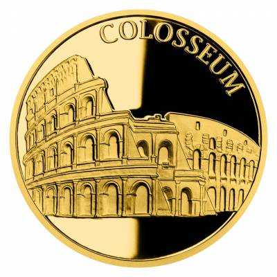 Goldmünze 1 oz New seven wonders of the world - Colosseum Proof 2023