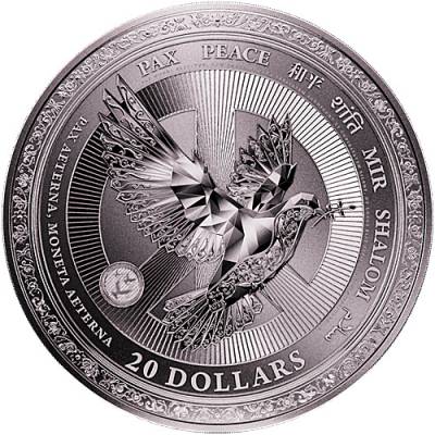 Silbermünze 1 oz Pax - Friedenstaube 2026