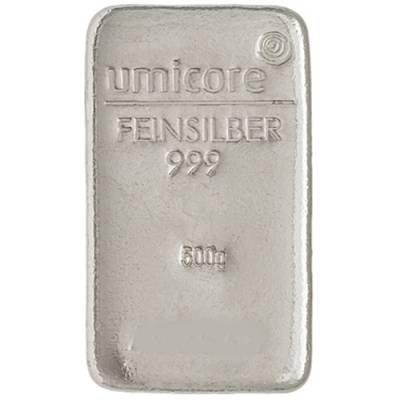 Silberbarren 500 gramm Umicore