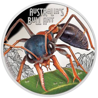 Silbermünze 1 oz Deadly & Dangerous Bulldoggenameise Proof 2015