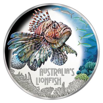 Silbermünze 1 oz Deadly & Dangerous Rotfeuerfisch Proof 2019